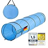 GOODS+GADGETS Hunde Agility Tunnel - Hundetunnel Spieltunnel Agilitytunnel Hundehöhle...