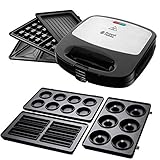 Russell Hobbs Multifunktionsgerät [Sandwich Maker, Waffeleisen, Kontaktgrill] +...