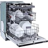 Oranier Einbau Spülmaschine 60 cm - integrierbare Geschirrspülmaschine mit LED...
