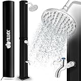 tillvex Solardusche 35 Liter inkl. Abdeckung | Solar Garten-dusche warmes Wasser |...