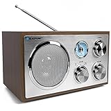 Blaupunkt RXN 180, Küchenradio Retro mit Bluetooth, einfaches Radio mit UKW/FM...