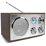 Blaupunkt RXN 180, Küchenradio Retro mit Bluetooth, einfaches Radio mit UKW/FM...