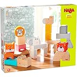 HABA 306287 - Bausteine Tierparade, Holz- und Naturbausteine ab 1,5 Jahren, made in...