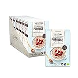Verival Porridge Erdbeer Chia Glutenfrei | 6 x 350g | vegan | ohne Palmöl | glutenfrei |...