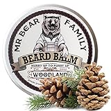 Mr Bear Family Bartbalsam Männer - Woodland - pflegender Bart Balsam - Bartwachs mit Shea...