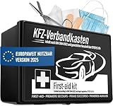 HELDENWERK Auto Verbandskasten 2025 europaweit einsetzbar & geprüft (StVO...