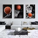 5D Diamant Painting Bilder, 3 Pack DIY Diamond Painting Basketball, Diamond Painting Set...