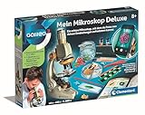 Clementoni Galileo Lab Mein Mikroskop Deluxe - Experimentierkasten mit echtem...
