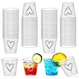 Gute 50 Plastik Schnapsgläser,3cl/30ml shotgläser, Wiederverwendbare...