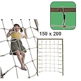 Loggyland Kletternetz 200x150cm für Kletterturm Spielturm selbst Bulderwand...