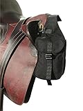 AMKA Packtasche vorne - Vorderpacktasche Satteltasche für Pferde Sattelpacktasche schwarz...