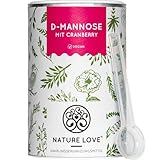 D-Mannose Pulver mit Cranberry - 250 Gramm Pulver zum Auflösen in Wasser - 100 Tage...