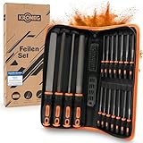 KRONEG Feilenset - [21-teiliges] Feilen Set - Hochwertige Stahl Metallfeilen für Holz,...
