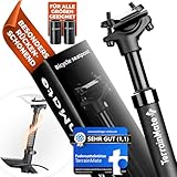 TerrainMate Sattelstütze Gefedert für E-Bike, Trekking, MTB, Citybike Federsattelstütze...