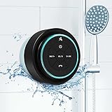 Xleader Dusche Bluetooth Lautsprecher Klein Musikbox - Wasserdicht Mit Saugnapf,...