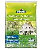 Dehner Frühjahr- und Starterrasendünger Starter, 4 kg, für ca. 200 qm