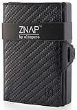 ZNAP® Slim Wallet Kreditkartenetui | Geldbörse Herren klein | Kartenhalter | Kartenetui...