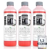 PURIVITA - Universal Entkalker Kaffeevollautomat (3x 750ml) Entkalker Kaffeemaschine für...