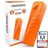 Gakago Spaltkeil für Holz - Kraftvoller Drehspaltkeil mit starker Spaltwirkung -...