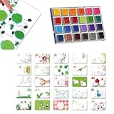 Streysisl Fingerfarbe für Kleinkinder, waschbare Stempelkissen – Zeichenzubehör für...