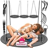 tectake® Nestschaukel, Korbschaukel bis 300 kg belastbar, Schaukel für Kinder und...