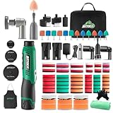 BATOCA S6 Mini Akku Poliermaschine,Profiset für Detailing und Lackpflege,12V...