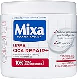 Mixa Urea hauterneuernde Creme mit Urea & Niacinamide, für trockene und raue...