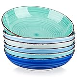 vancasso Suppenschalen Steingut, Bonita Suppenteller 6er Set, Pastateller,...