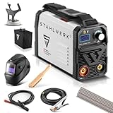 STAHLWERK ARC 200 MD IGBT Vollausstattung - Schweißgerät DC MMA/E-Hand/Lift-TIG Welder...