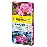 Floragard Rhodohum 40 L • Spezialerde • für Rohododendron, Azaleen, Blaubeeren und...