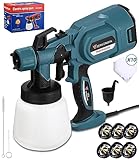 850W Elektrisches Farbsprühsystem, 3 Sprühmuster, 900 ml Farbbehälter,...