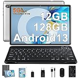 FACETEL Tablet 10 Zoll Android 13 Tablet PC mit 5G WLAN Octa-Core 2.0Ghz | 12GB...