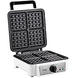 Gadgy Waffeleisen, DoppelWaffeleisen für 2 Waffeln, 1200 W, Schnelles Aufheizen...