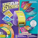 Mattel Games - UNO Flip Extreme Kartenspiel für Kinder, Erwachsene und die Familie,...