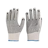 OXOAMP rutschfeste Arbeitshandschuhe, Strickhandschuhe for den BAU, PVC-Arbeiten,...