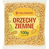 Malinowe ERDNÜSSE 100g Erdnusskerne trocken geröstet ungesalzen