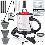 Lehmann Haddo Industriestaubsauger 2000W | Aschesauger für Kamin mit...