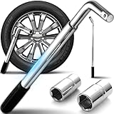 Retoo Radschlüssel Radmutternschlüssel Teleskop Antrieb 17/19mm und 21/23mm...