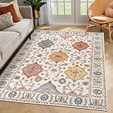 MAST DOO Teppich Wohnzimmer Waschbarer 60x110cm - Boho Kurzflor Teppich Schlafzimmer -...