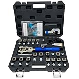 Purseter Hydraulisches Bördelwerkzeug-Set, 45 ° Doppel-Bördelwerkzeug,...
