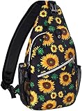 MOSISO Brusttasche Sling Rucksack Schultertasche, Polyester Crossbody Umhängetasche...