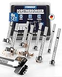 Forstnerbohrer-Set 8-teilig [12–40 mm inkl. Aufbewahrungsbox] – Topfbohrer Holz,...