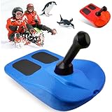 Bob Schneebob Alpina mit Bremsen inkl Zugseil Schlitten Rodelschlitten Schlitten Zipfelbob...