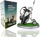 Golf Pen Set Mini Desktop Golfball Stift Geschenk,Golf Kugelschreiber und Flag...