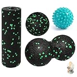 XingFuDM 4 Stück Massageball Set für Faszienentspannung, Muskelkater,mit...