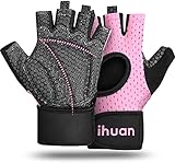 ihuan Atmungsaktive Fitness Handschuhe Herren Damen ​- Trainingshandschuhe...