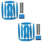 YXHZVON Klettverschlüssen Helm Polster-Schaumstoff-Kit,2 Sätze Helm Bewegung Mit,...