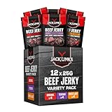 Jack Links Beef Jerky Mischkarton – 12er Pack (12 x 25g) – Trockenfleisch Eiweiß...