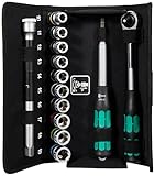 Wera 05004090001 8006 SC 1 Zyklop Hybrid-Knarrensatz, 1/2'-Antrieb, metrisch,...