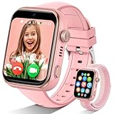 AKUMAKA 4G Smartwatch Kinder mit GPS und Telefon, IP68 Wasserdicht Kinder...